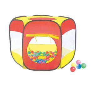 Corral juego 90x90x70 cm amarillo/rojo Gamepower