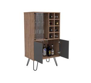 Rack TV 55'' + bar + buffet + mesa de centro Vassel miel/plomo TuHome