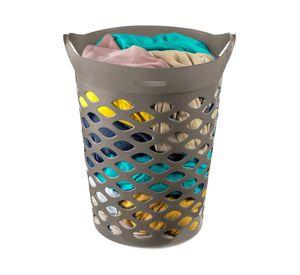 Canasto ropa SR1844 2 gris 47x43x66 cm