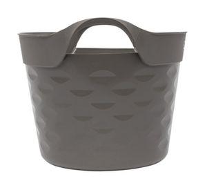 Canasto redondo SR1830 2 gris 52x48x42 cm