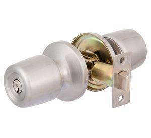 Cerradura tubular pomo acceso principal 8000 inox Poli