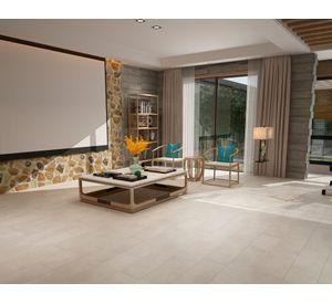 Piso vinílico SPC 0.5 mm Flow blanco 2.23 m2