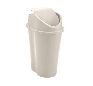Basurero vaiven 10 litros taupe Rimax.