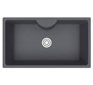 Lavaplatos Deluxe Túnez gris grafito 22x78x45 cm