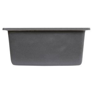 Lavaplatos Deluxe Túnez gris grafito 22x78x45 cm