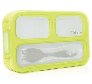 Contenedor comida + tenedor Bento lima Bbluv