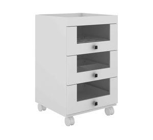 Carrito maquillaje organizador blanco Tecnomobili