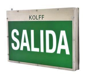 Luz de emergencia Bigled doble cara exterior 10W Kolff