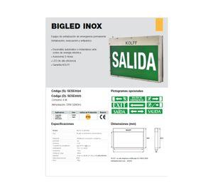 Luz de emergencia Bigled doble cara exterior 10W Kolff