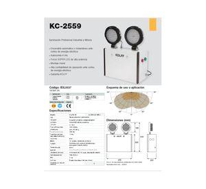 Luz de emergencia KC-2559 LED 36W Kolff