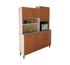 Kit cocina 6 puertas 183x138.9x37.9 cm CZ café