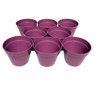 Macetero 10.7x13.7x13.7 cm Morado Decogreen