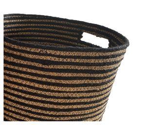 Cesto M Calcuta natural/negro Decogreen