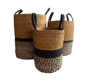 Canastos S 34x22x22 cm Bengala surtido Decogreen