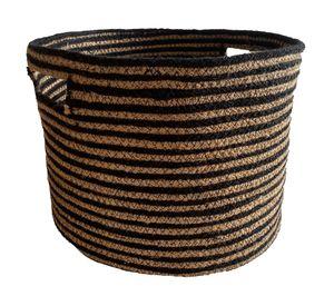 Cesto L Calcuta natural /negro Decogreen
