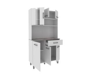 Kit cocina 6 puertas 172.5x92.2x37.9 cm CZ blanco