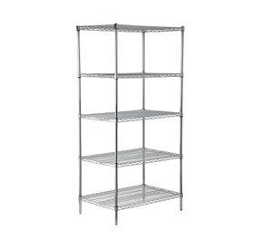 Estante 5 repisas OLYC243674-5 cromado