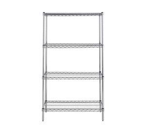 Estante acero cromado 4 repisas OLYC183663-4