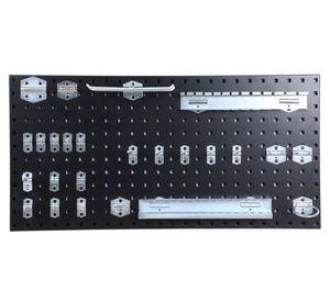 Organizador herramientas de pared 25 accesorios negro