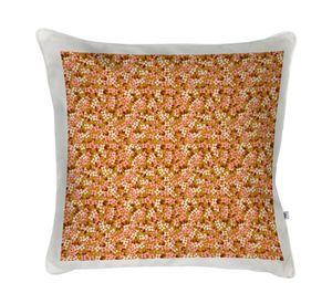 Cojín decorativo Terraflower 1 poliéster crudo 60x60 cm