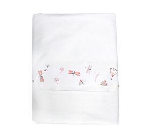 Juego de sábanas cuna 200 hilos Brisa blanco