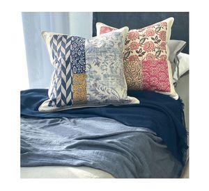 Cojín decorativo Boheme Berta 2 velvet multicolor 60x60 cm