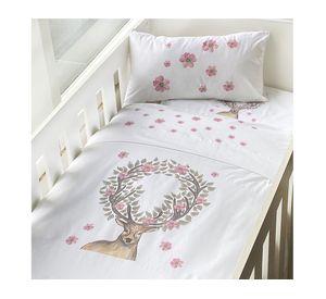 Juego de sábanas cuna 200H Venado blanco