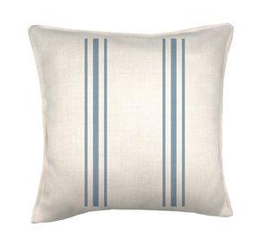 Cojín 45x45 cm Frenchlines blue 1 crudo