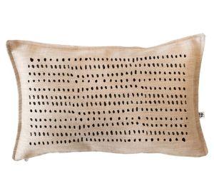 Cojín 50x30 cm Étnico puntos arena