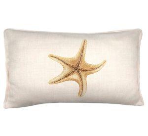 Cojín decorativo Stella 1 linet crudo 50x30 cm