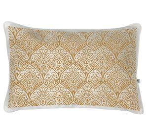 Cojín decorativo Karla velvet multicolor 60x40 cm