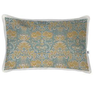 Cojín decorativo Manuela velvet multicolor 60x40 cm