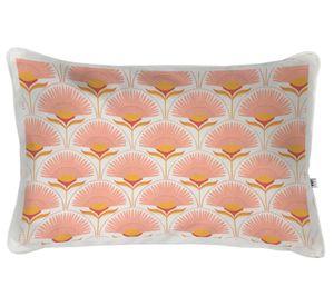 Cojín decorativo Palmera velvet multicolor 60x40 cm