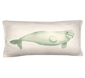 Cojín 70x35 cm Beluga crudo