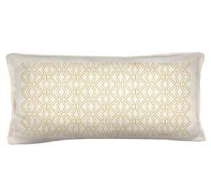Cojín decorativo Cadena oro linet crudo 70x35 cm