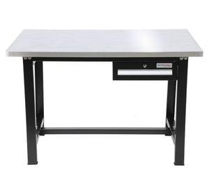 Mesón de trabajo 1 cajón WB4830-Inox negro