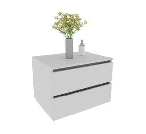 Mueble vanitorio aéreo 45 cm BN blanco