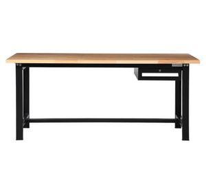 Mesón de trabajo 1 cajón WB7230-WOOD negro