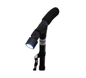 Bastón plegable luz led negro