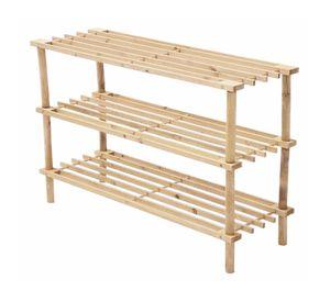 Zapatero organizador 3 Niveles Rectangular 63x25x4 cm