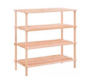 Zapatero organizador 4 Niveles Rectangular 63x26x6 cm