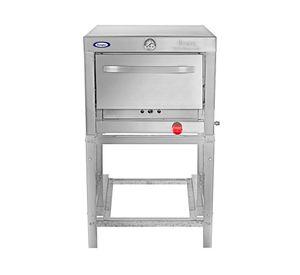 Horno semi industrial 1 cámara gas natural gris