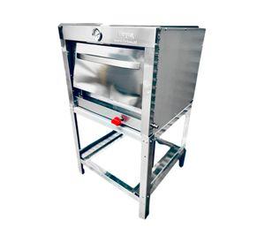Horno semi industrial 1 cámara gas natural gris