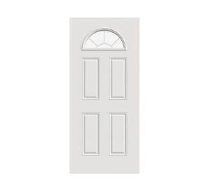 Puerta 70x200 cm Media luna blanco