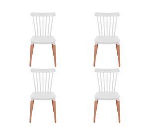 Silla diseño Windsor blanca 4 unidades