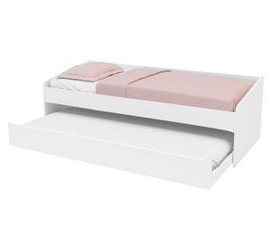 Cama nido 1 plaza Gandu blanco