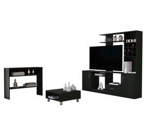 Mesa centro + arrimo + centro ent. Bar Beijing wengue