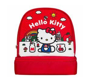 Lonchera poliéster Hello Kitty rojo