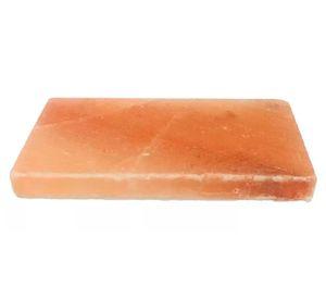 Tabla de cortar sal del Himalaya 25x25 cm rosado