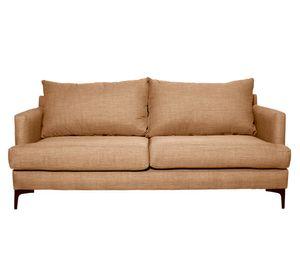 Sofá 2 cuerpos Aldara chenille beige